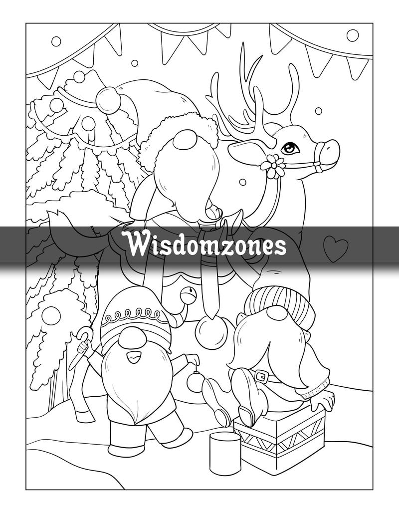 Enchanted Gnomes: Whimsical Fantasy Coloring Book for Kids, Teens, Adults with Cute Gnomes in Delightful Adventures. Collection of Gnomes in Hilarious ... Relaxation (Whimsical wonders Stress Relief)